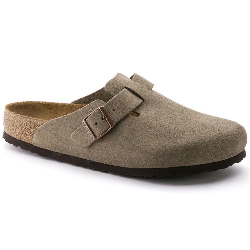 Boston Suede - Estrecha TAUPE